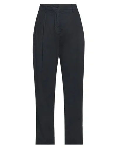 Aspesi Woman Pants Midnight Blue Size 6 Cotton