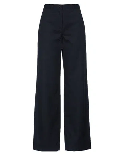 Aspesi Woman Pants Midnight Blue Size 6 Virgin Wool, Acrylic, Polyamide, Cashmere