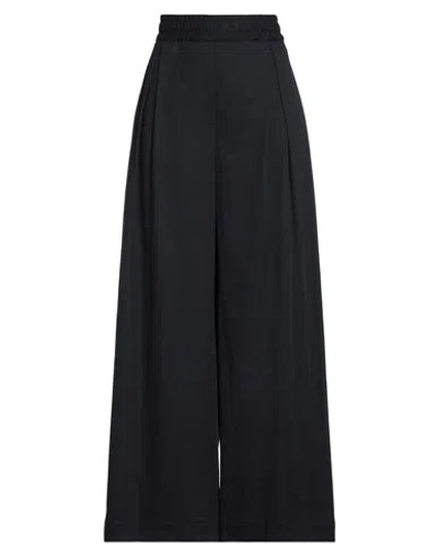 Aspesi Woman Pants Midnight Blue Size 10 Cotton