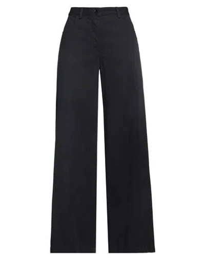 Aspesi Woman Pants Midnight Blue Size 8 Cotton