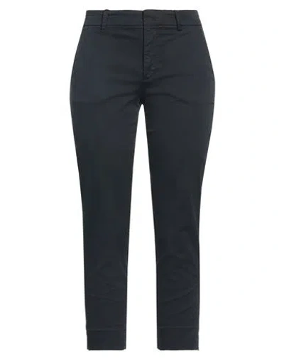 ASPESI ASPESI WOMAN PANTS MIDNIGHT BLUE SIZE 8 COTTON, ELASTANE