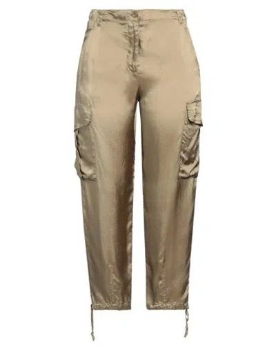 Aspesi Woman Pants Military Green Size 10 Viscose