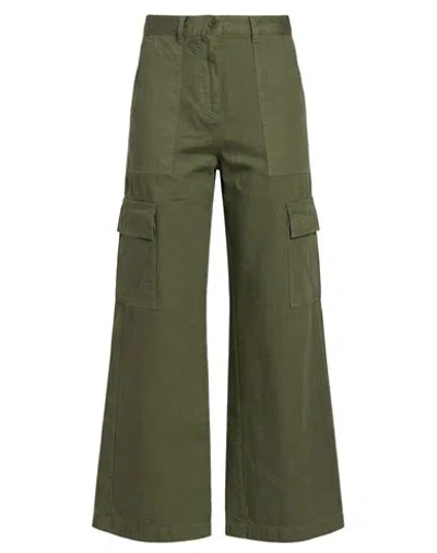 Aspesi Woman Pants Military Green Size 2 Cotton