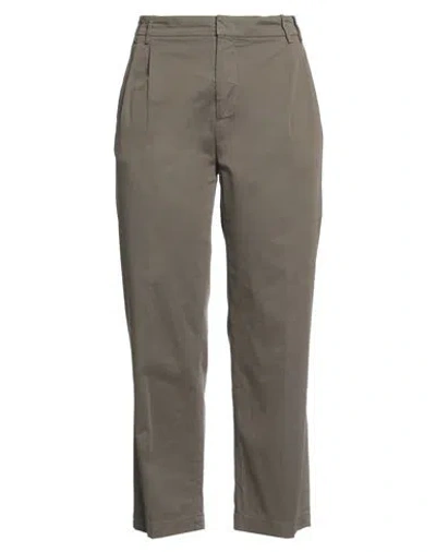 Aspesi Woman Pants Military Green Size 2 Cotton, Elastane