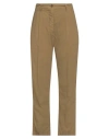 Aspesi Woman Pants Military Green Size 4 Cotton