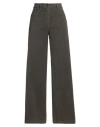 Aspesi Woman Pants Military Green Size 4 Cotton, Elastane In Gold