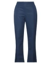 Aspesi Woman Pants Navy Blue Size 8 Cotton In Navy Blue