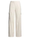 Aspesi Woman Pants Off White Size 6 Cotton In Off White