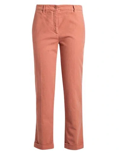 Aspesi Woman Pants Orange Size 2 Cotton, Elastane In Pink