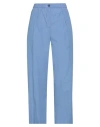 Aspesi Woman Pants Pastel Blue Size 6 Cotton In Blue