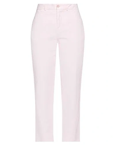 Aspesi Woman Pants Pink Size 4 Cotton, Linen