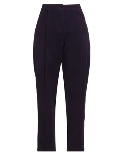 Aspesi Woman Pants Purple Size 10 Cotton, Elastane