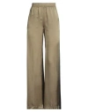 Aspesi Woman Pants Sage Green Size 2 Viscose In Sage Green