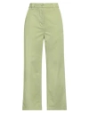Aspesi Woman Pants Sage Green Size 8 Cotton