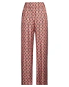 Aspesi Woman Pants Salmon Pink Size 2 Viscose In Pink