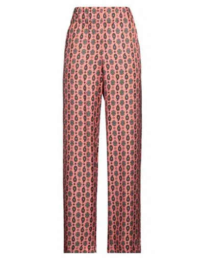 Aspesi Woman Pants Salmon Pink Size 2 Viscose