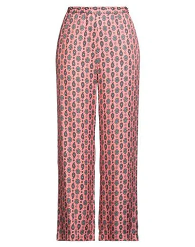 Aspesi Woman Pants Salmon Pink Size 6 Viscose