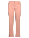 Aspesi Woman Pants Salmon Pink Size 8 Cotton, Elastane