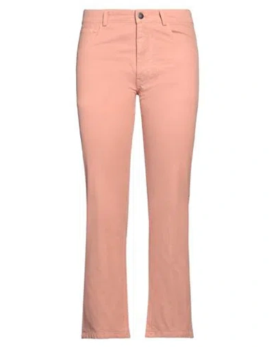 Aspesi Woman Pants Salmon Pink Size 6 Cotton, Elastane