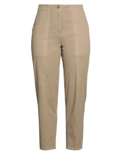 Aspesi Woman Pants Sand Size 10 Cotton, Elastane In Beige