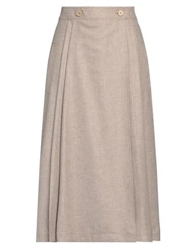 Aspesi Woman Pants Sand Size 4 Virgin Wool, Acrylic, Polyamide, Cashmere In Beige