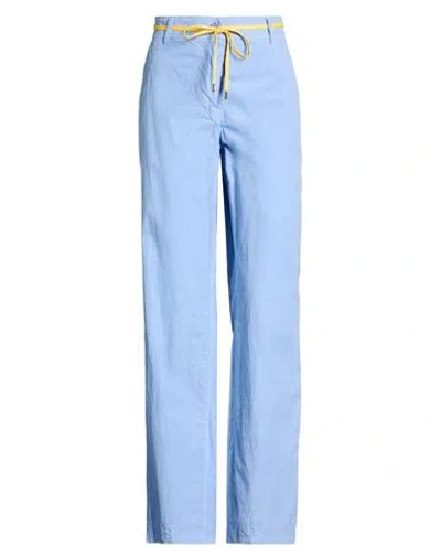 Aspesi Woman Pants Sky Blue Size 6 Cotton