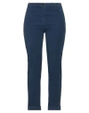 Aspesi Woman Pants Slate Blue Size 2 Cotton, Elastane