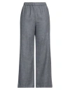 Aspesi Woman Pants Slate Blue Size 6 Virgin Wool, Acrylic, Polyamide, Cashmere