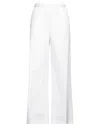 Aspesi Woman Pants White Size 10 Cotton