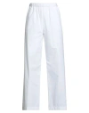 Aspesi Woman Pants White Size 4 Cotton