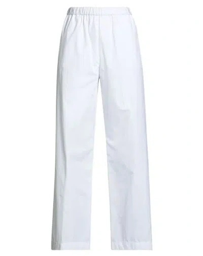 Aspesi Woman Pants White Size 4 Cotton