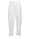 Aspesi Woman Pants White Size 4 Cotton