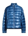 Aspesi Woman Puffer Azure Size M Polyamide In Blue