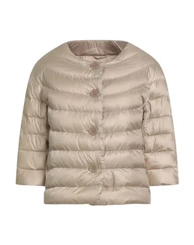 Aspesi Woman Puffer Beige Size Xs Polyester In Brown