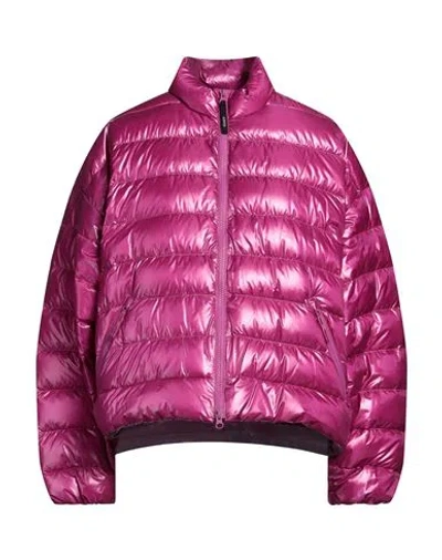 Aspesi Woman Puffer Fuchsia Size M Polyamide In Pink