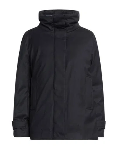 Aspesi Woman Puffer Midnight Blue Size M Virgin Wool, Polyurethane