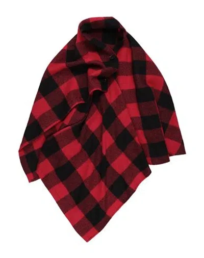 Aspesi Woman Scarf Black Size - Virgin Wool