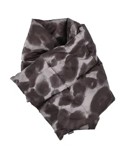 Aspesi Woman Scarf Charcoal Size - Polyester In Brown