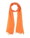 Aspesi Woman Scarf Orange Size - Cotton In Orange