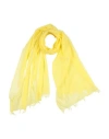 Aspesi Woman Scarf Yellow Size - Cotton In Gold
