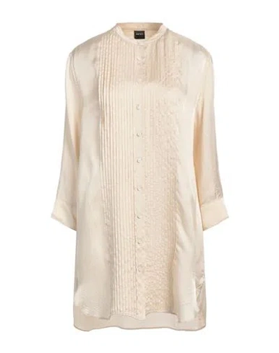 Aspesi Woman Shirt Beige Size 6 Viscose