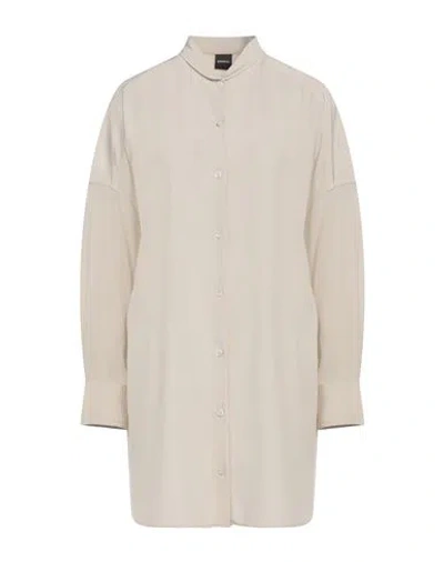 Aspesi Woman Shirt Beige Size M Silk