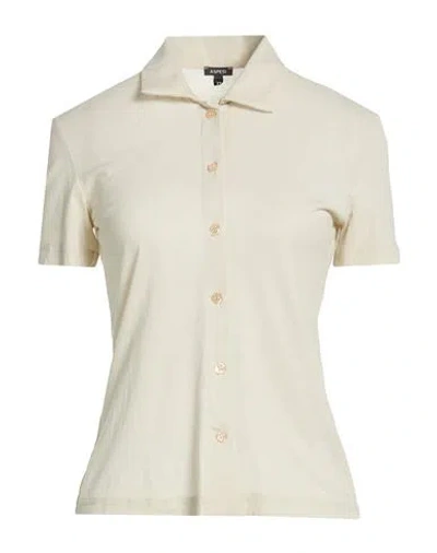 Aspesi Woman Shirt Beige Size Xs Cotton In Neutral