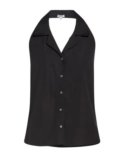 Aspesi Woman Shirt Black Size 2 Cotton