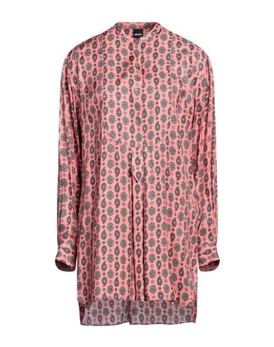 Aspesi Woman Shirt Coral Size 6 Viscose In Red