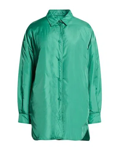 Aspesi Woman Shirt Green Size M Polyamide