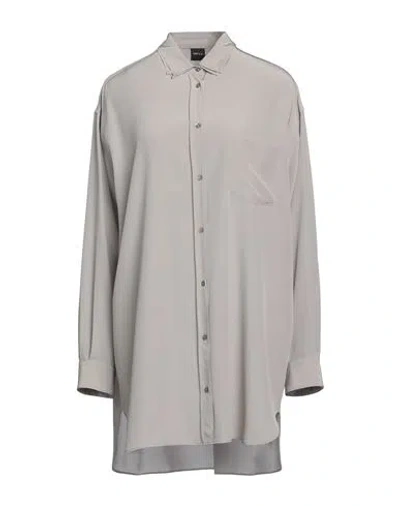 Aspesi Woman Shirt Grey Size 4 Silk