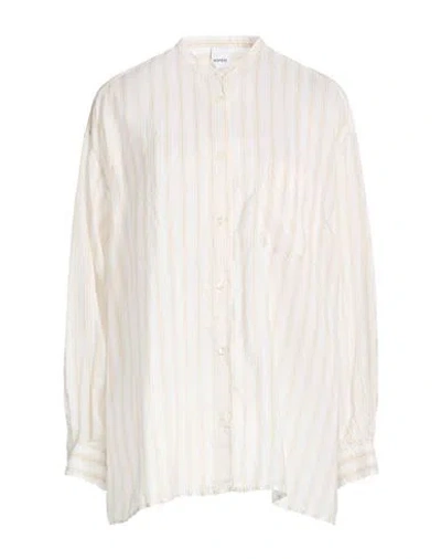 Aspesi Woman Shirt Ivory Size 4 Cupro In White