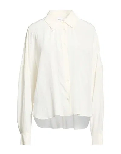 Aspesi Woman Shirt Ivory Size 8 Silk In Neutral