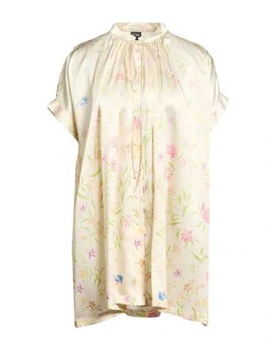 Aspesi Woman Shirt Ivory Size Xs Silk In Neutral